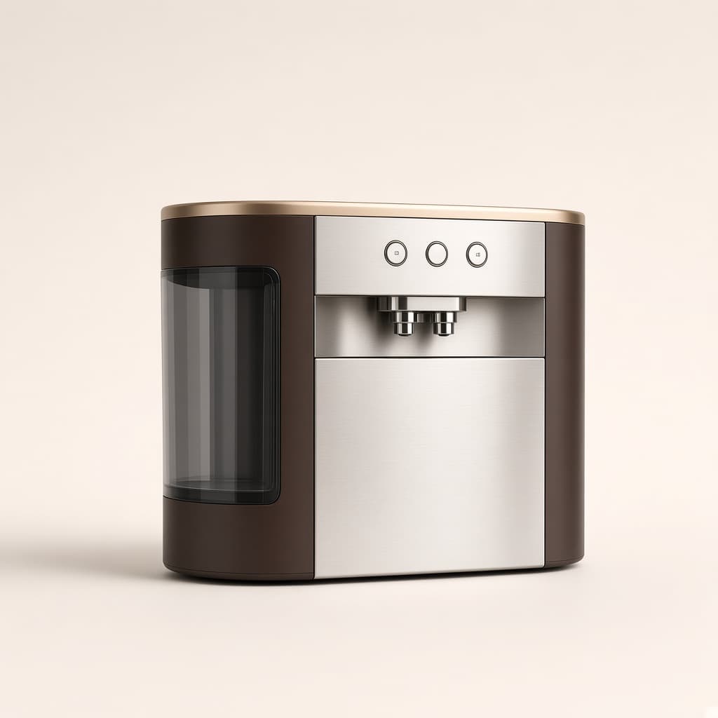 Concept Kitchorra Essential en trois-quarts, réservoir fumé visible sur le flanc gauche.